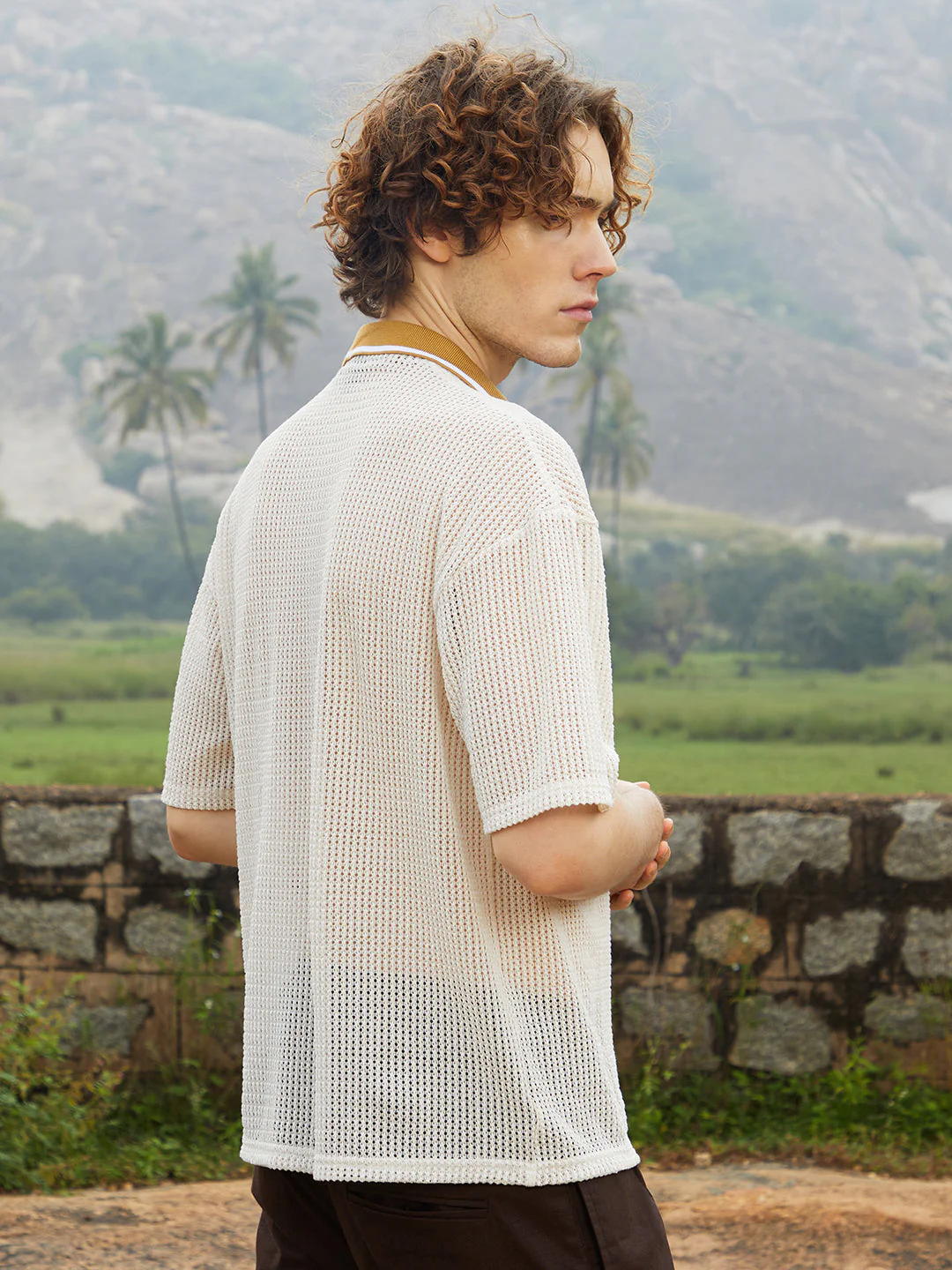 Retro-Knit Oversized Shirt - Image 4