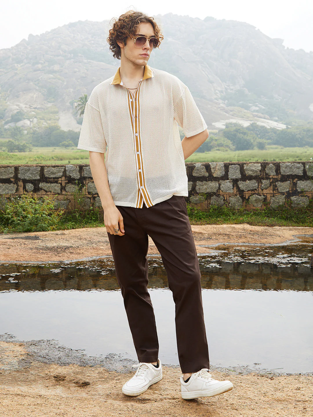 Retro-Knit Oversized Shirt - Image 6