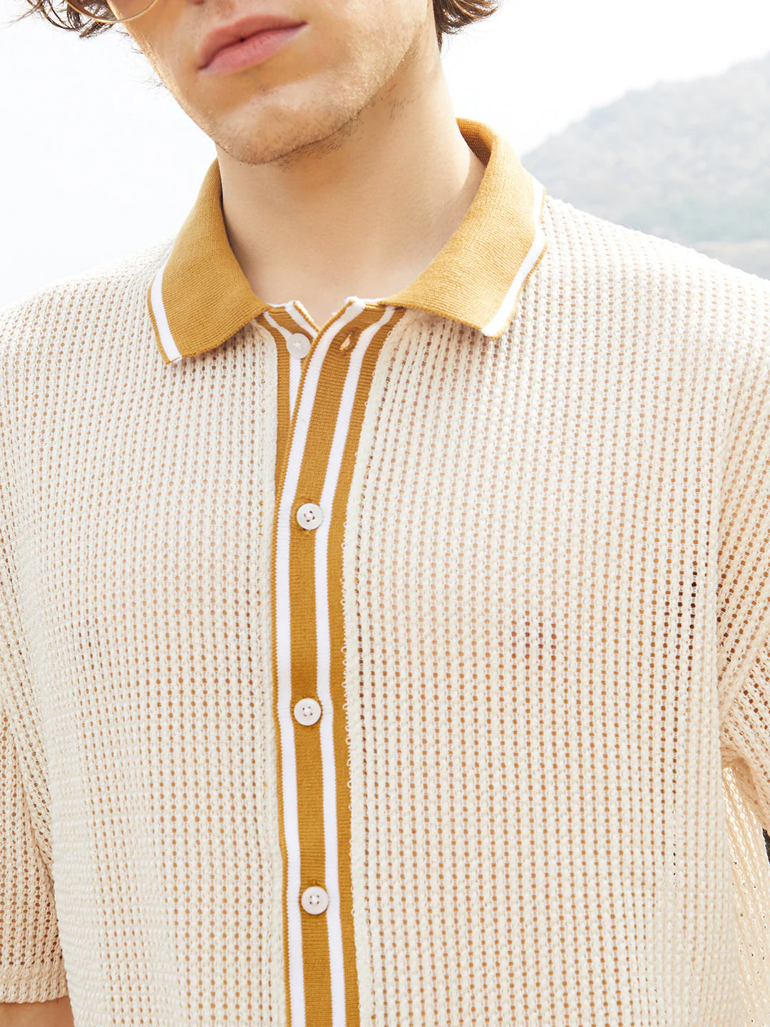 Retro-Knit Oversized Shirt - Image 7