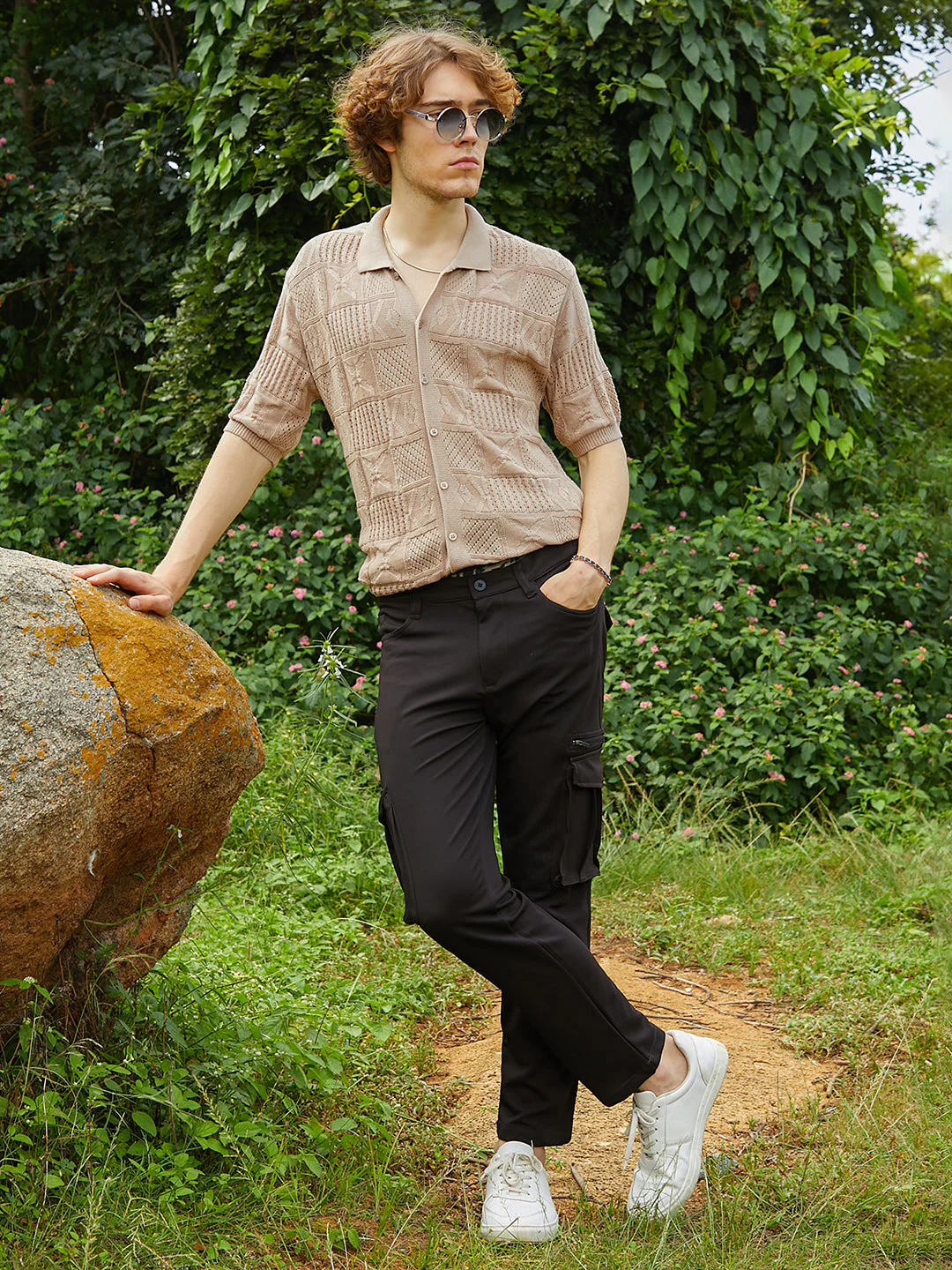 Patch-Knit Shirt - Image 6