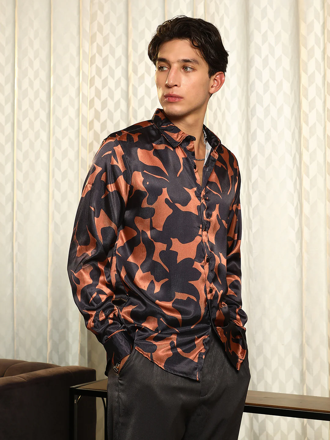 Botanical Imprint Shirt - Image 10