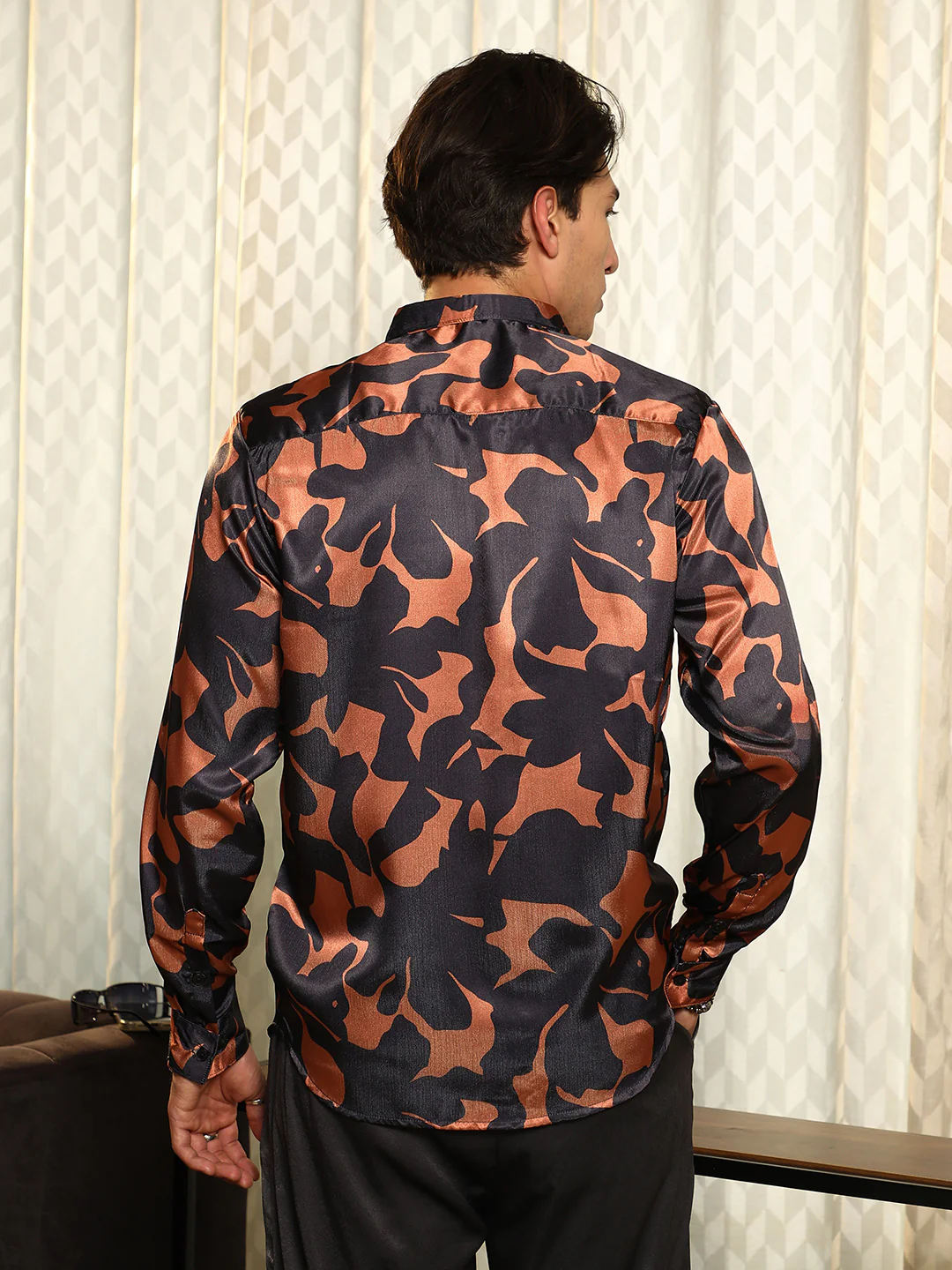 Botanical Imprint Shirt - Image 11