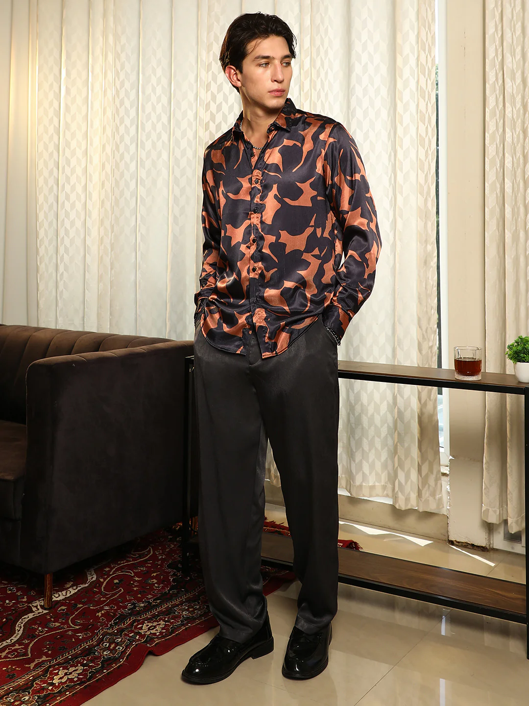 Botanical Imprint Shirt - Image 12