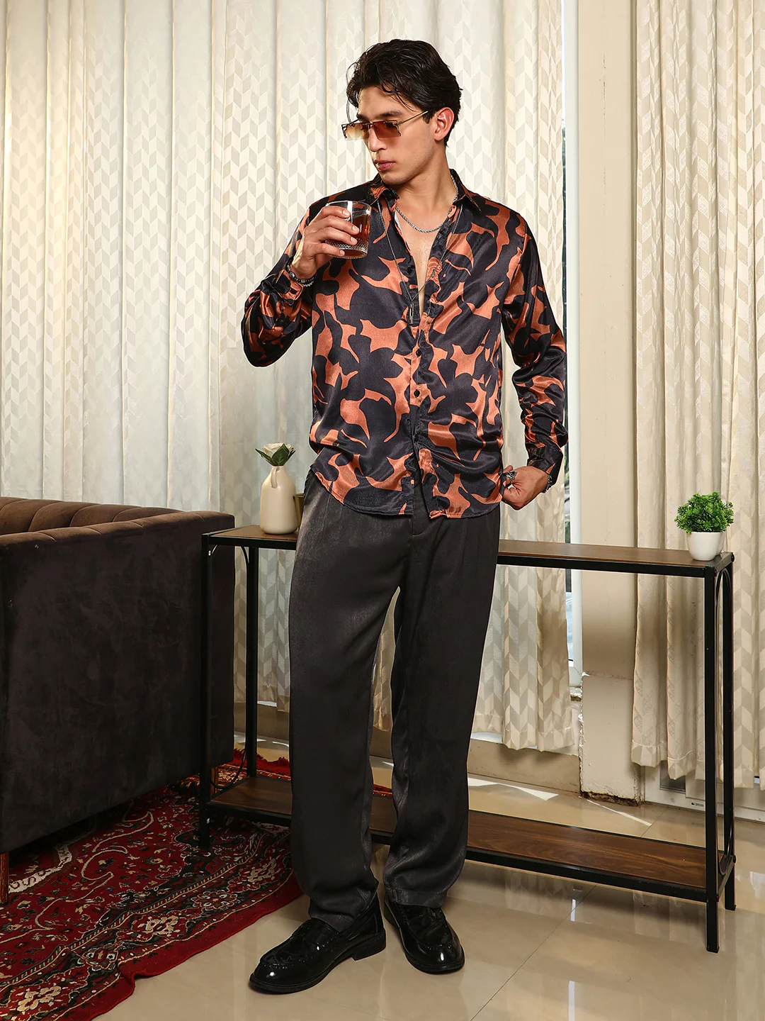 Botanical Imprint Shirt - Image 13