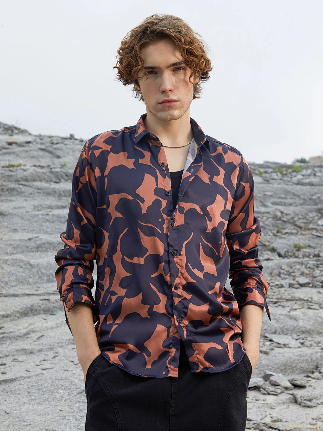 Botanical Imprint Shirt - Image 2