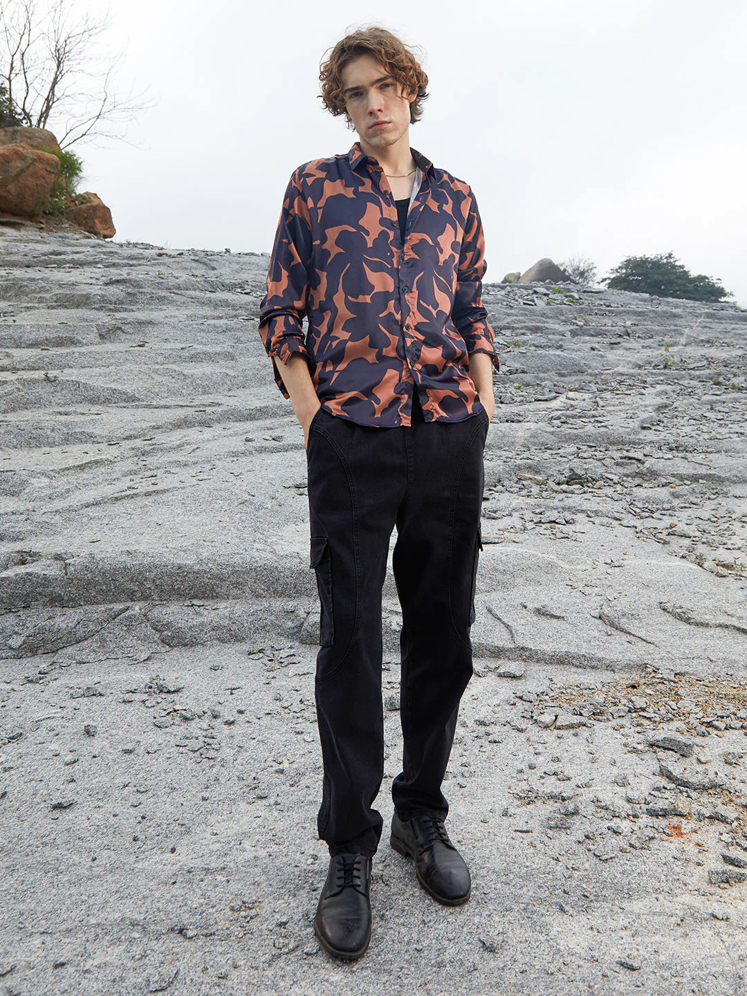 Botanical Imprint Shirt - Image 5