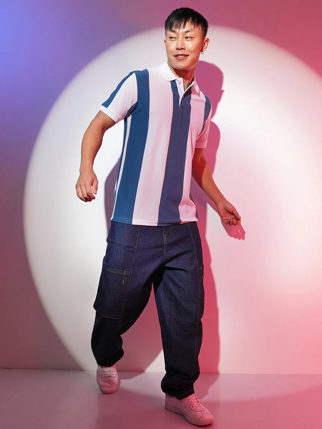 Striped Polo Neck - Image 5
