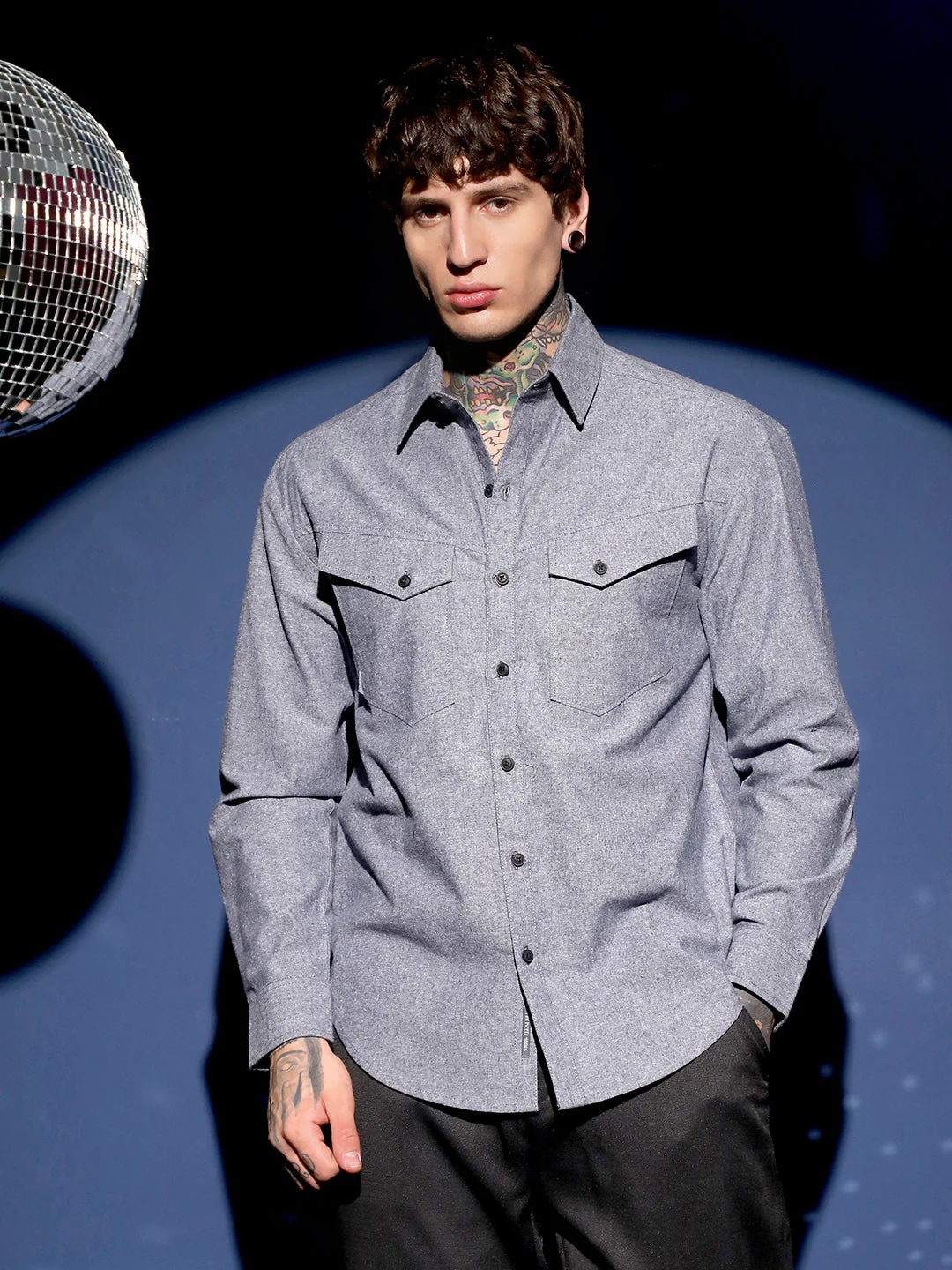 Flap-Pocket Relaxed Shirt - Image 2