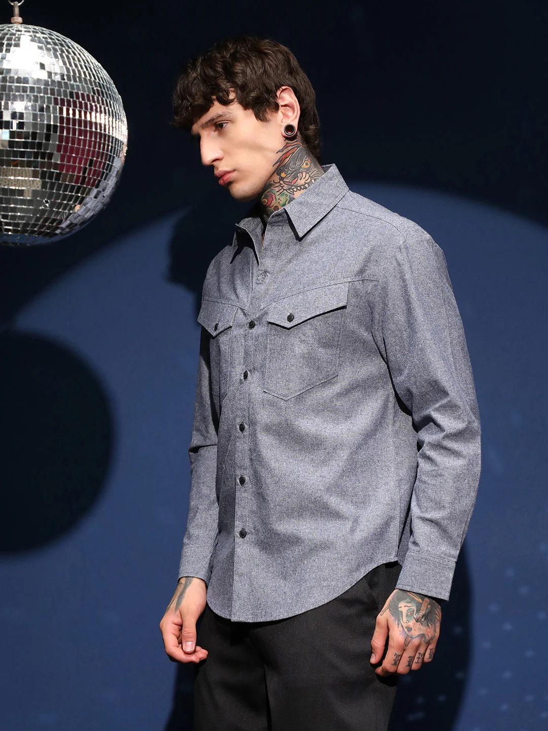 Flap-Pocket Relaxed Shirt - Image 3