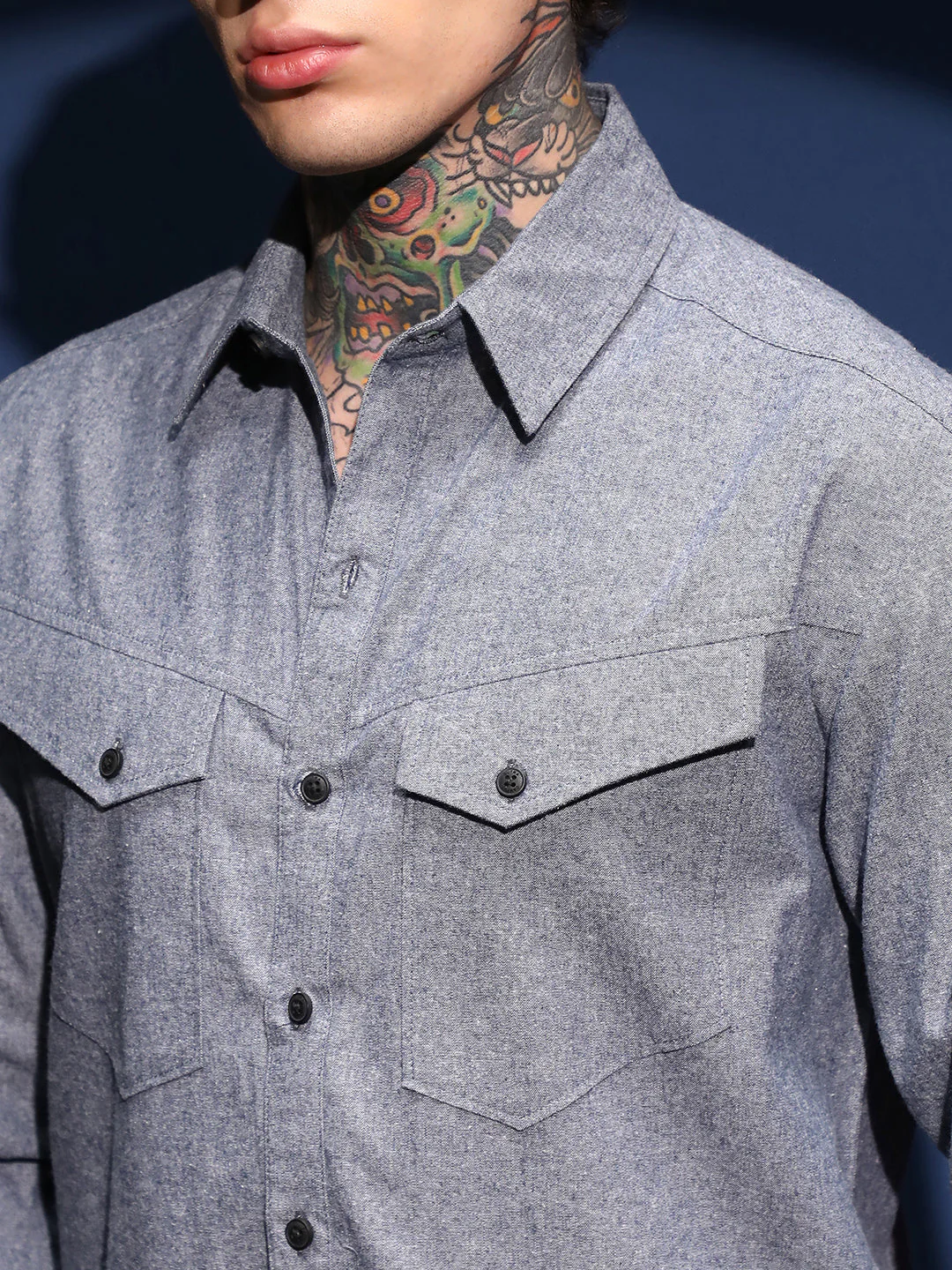 Flap-Pocket Relaxed Shirt - Image 7