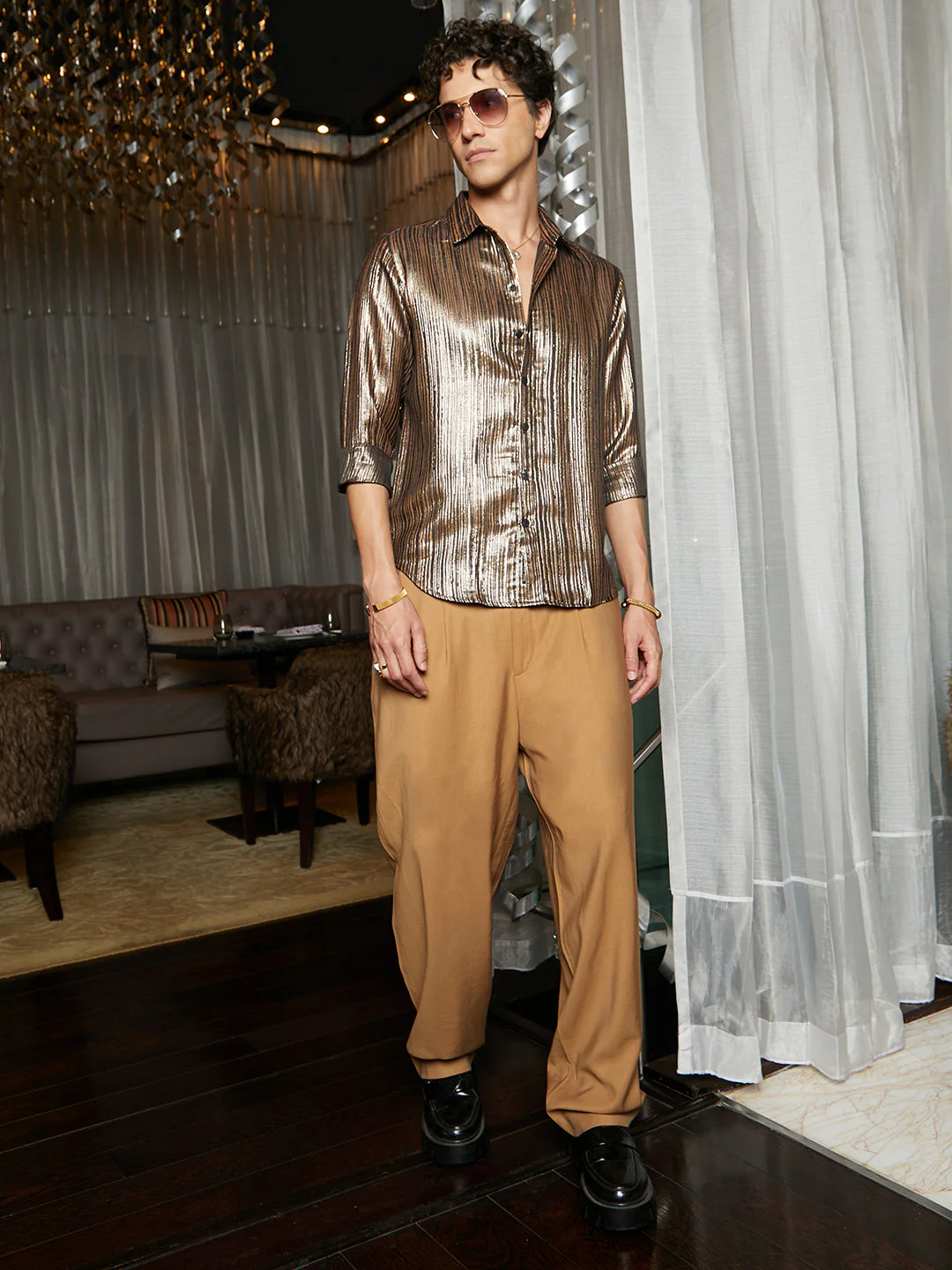 Metallic Blushed Shirt - Image 6