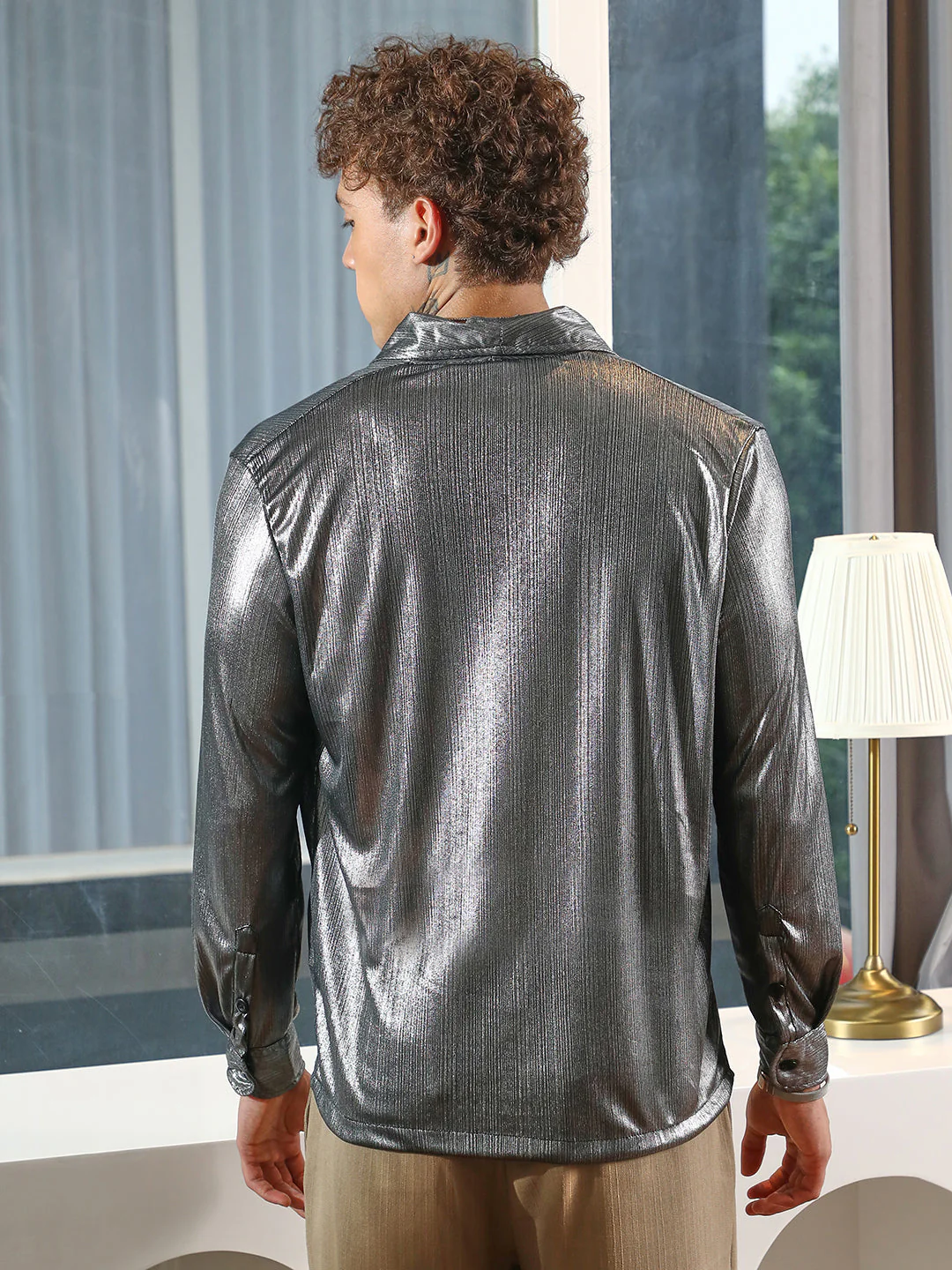 Shawl Collar Shirt - Image 4