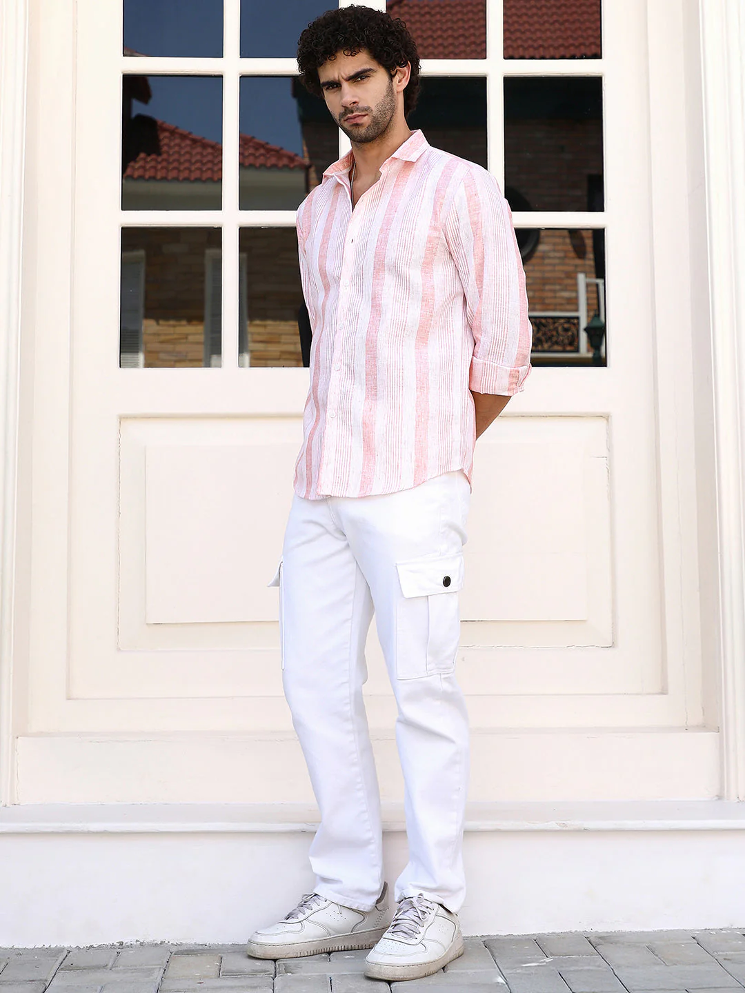 Pincandy-Striped Regular Shirt - Image 5