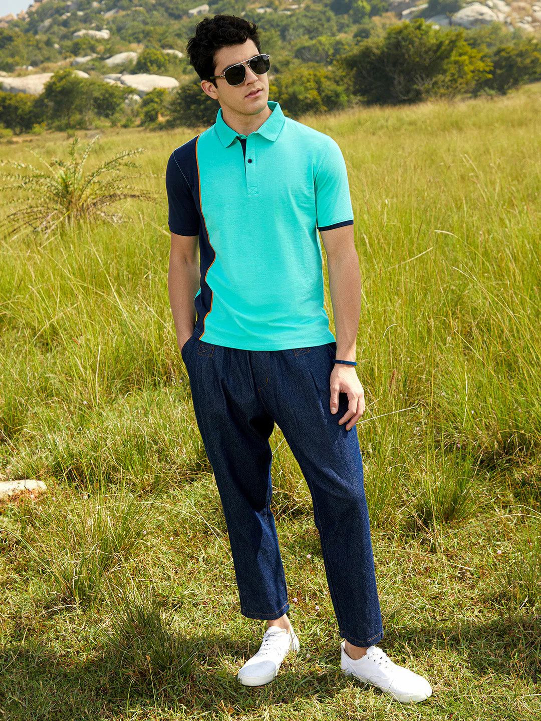 Panel-Block Polo Shirt - Image 6