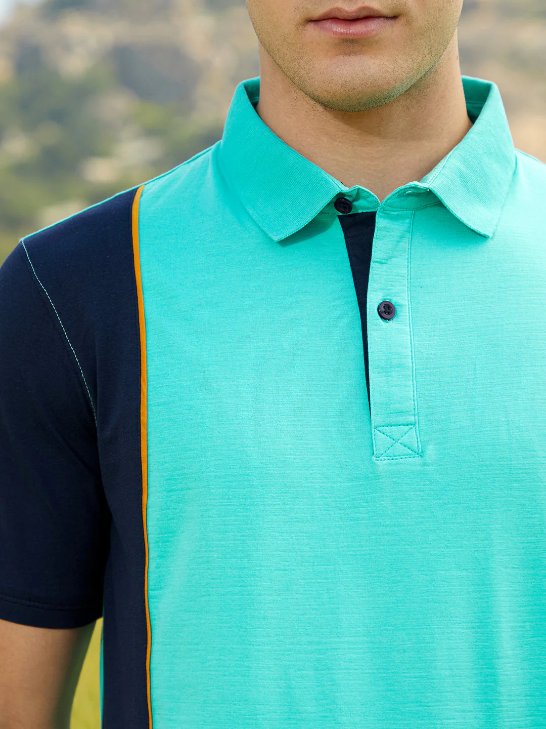 Panel-Block Polo Shirt - Image 7