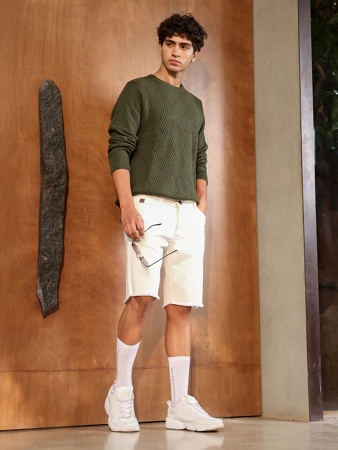 Basket-Knit Pullover Sweater - Image 20