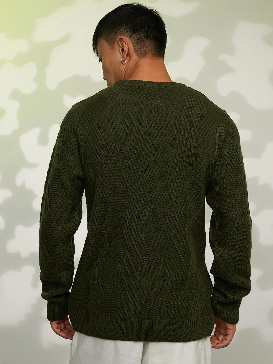 Basket-Knit Pullover Sweater - Image 4