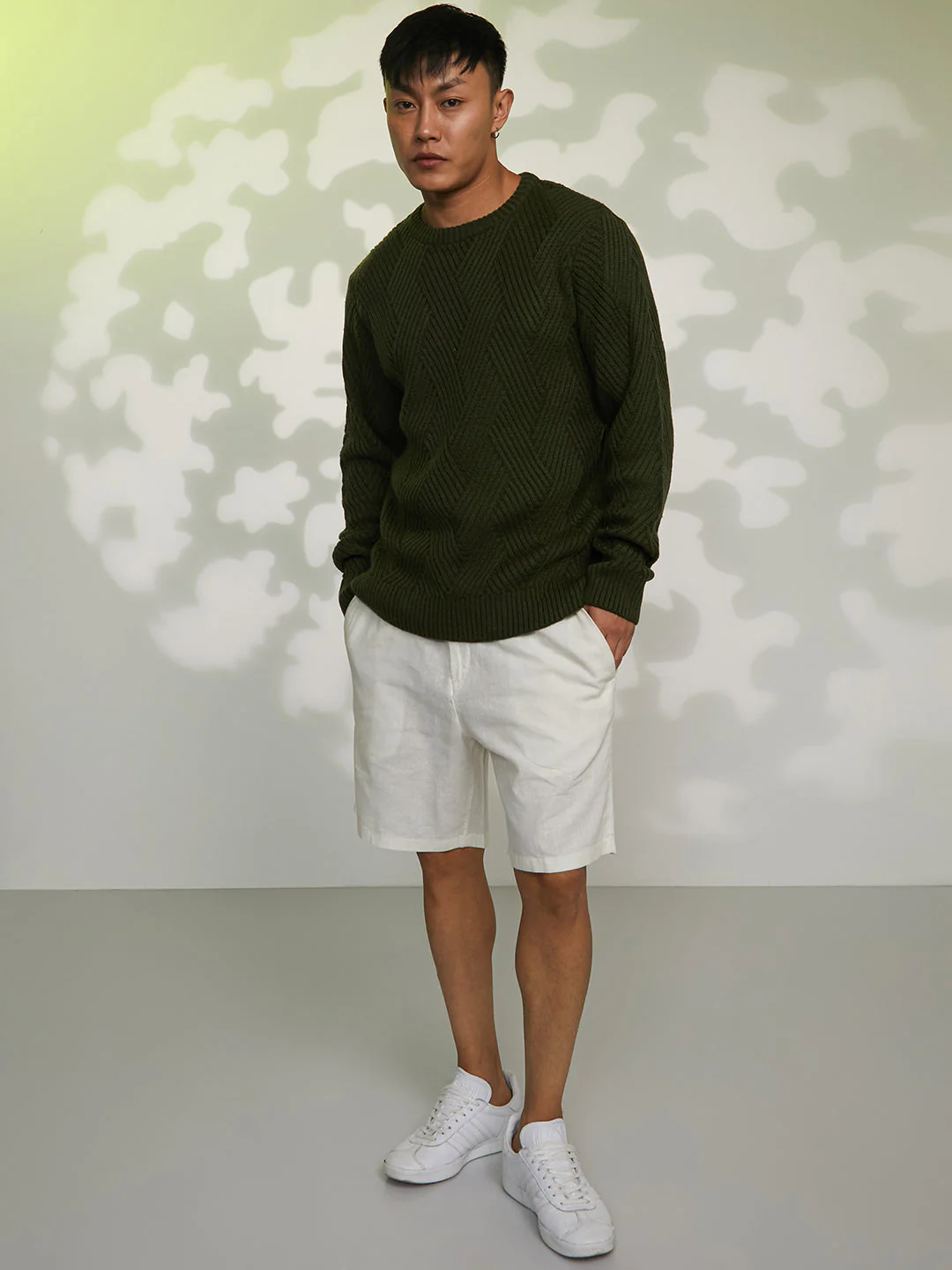 Basket-Knit Pullover Sweater - Image 5