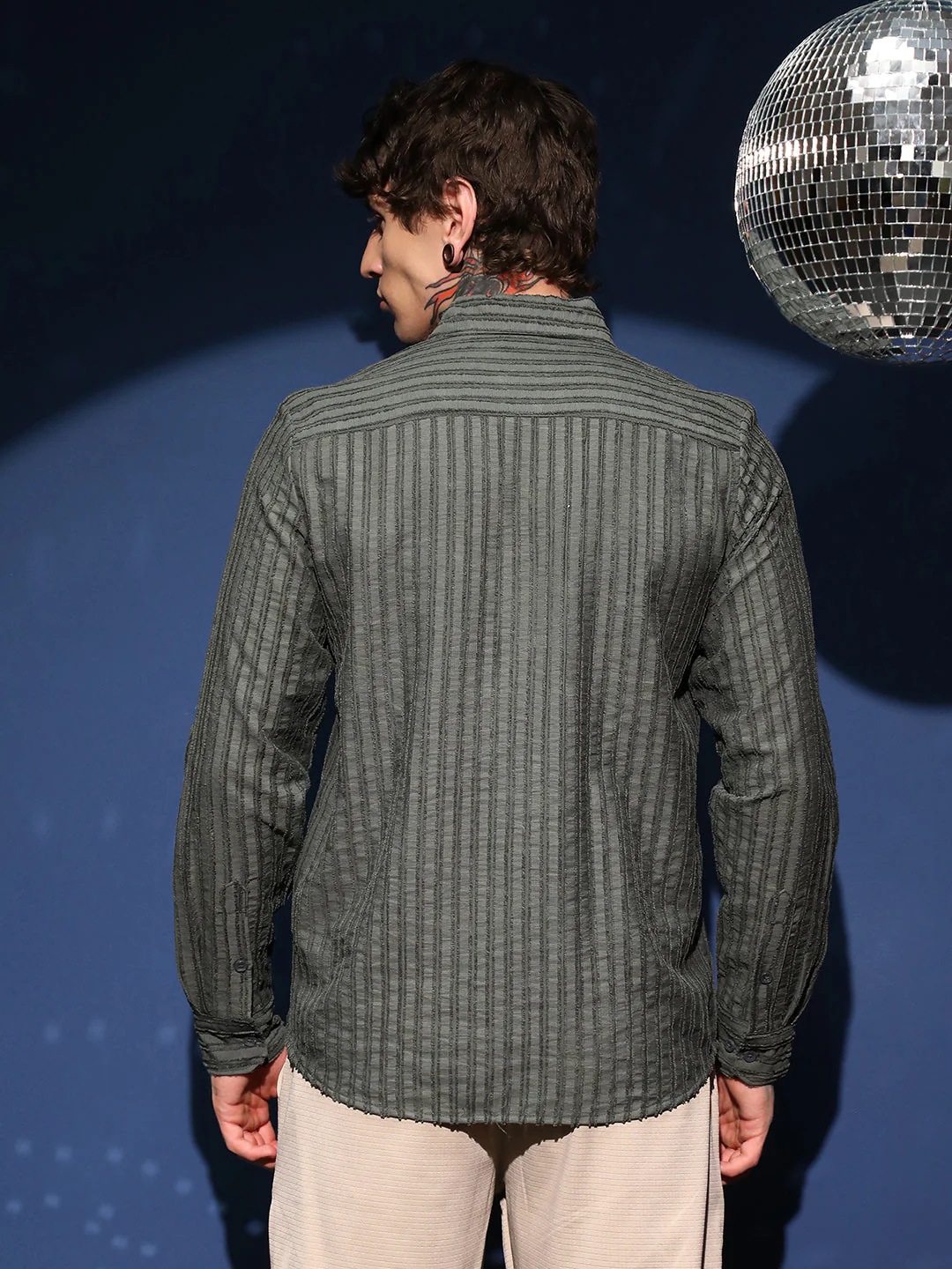 Edge-Lined Half-Placket Shirt - Image 4