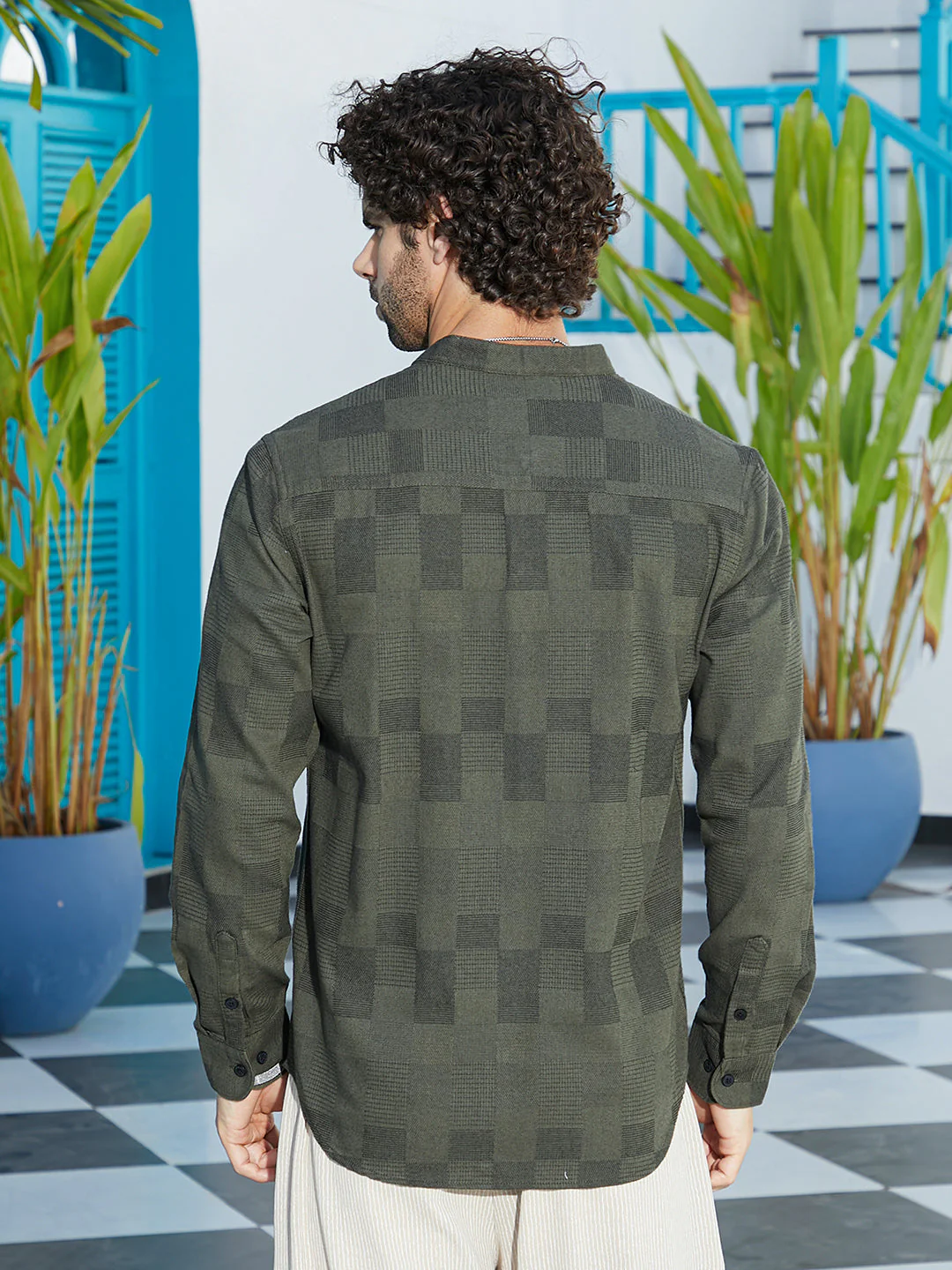 Mandarin Utility Shirt - Image 4