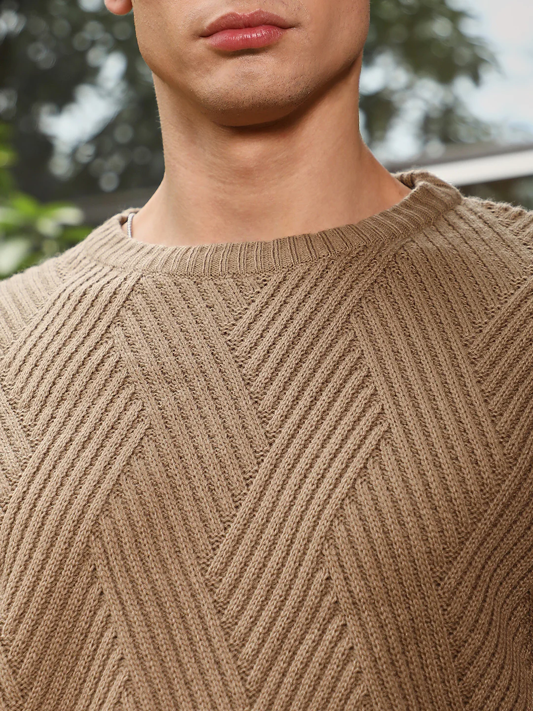 Basket-Knit Pullover Sweater - Image 14