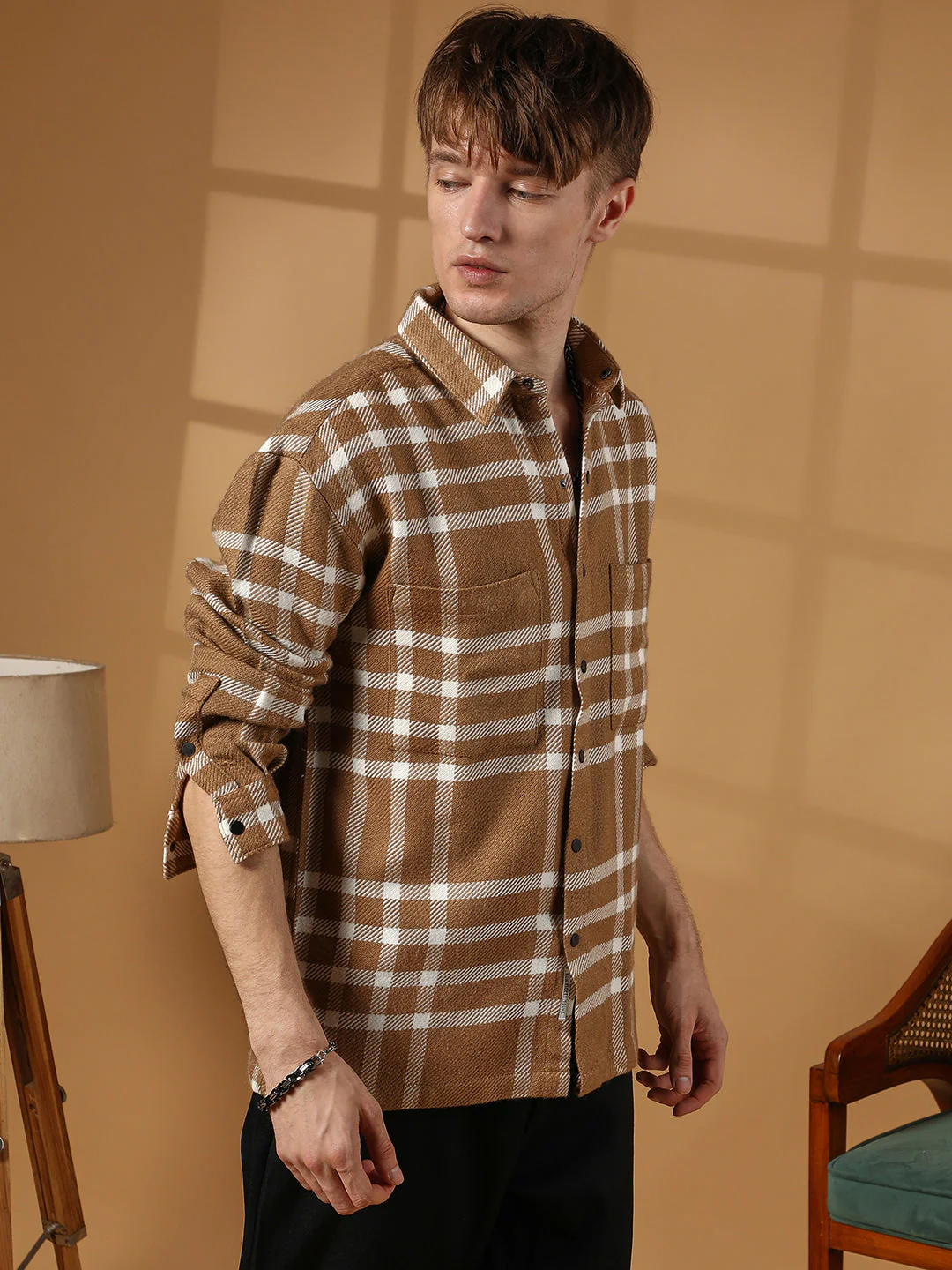 Checkered Utility Overshirt - Image 3