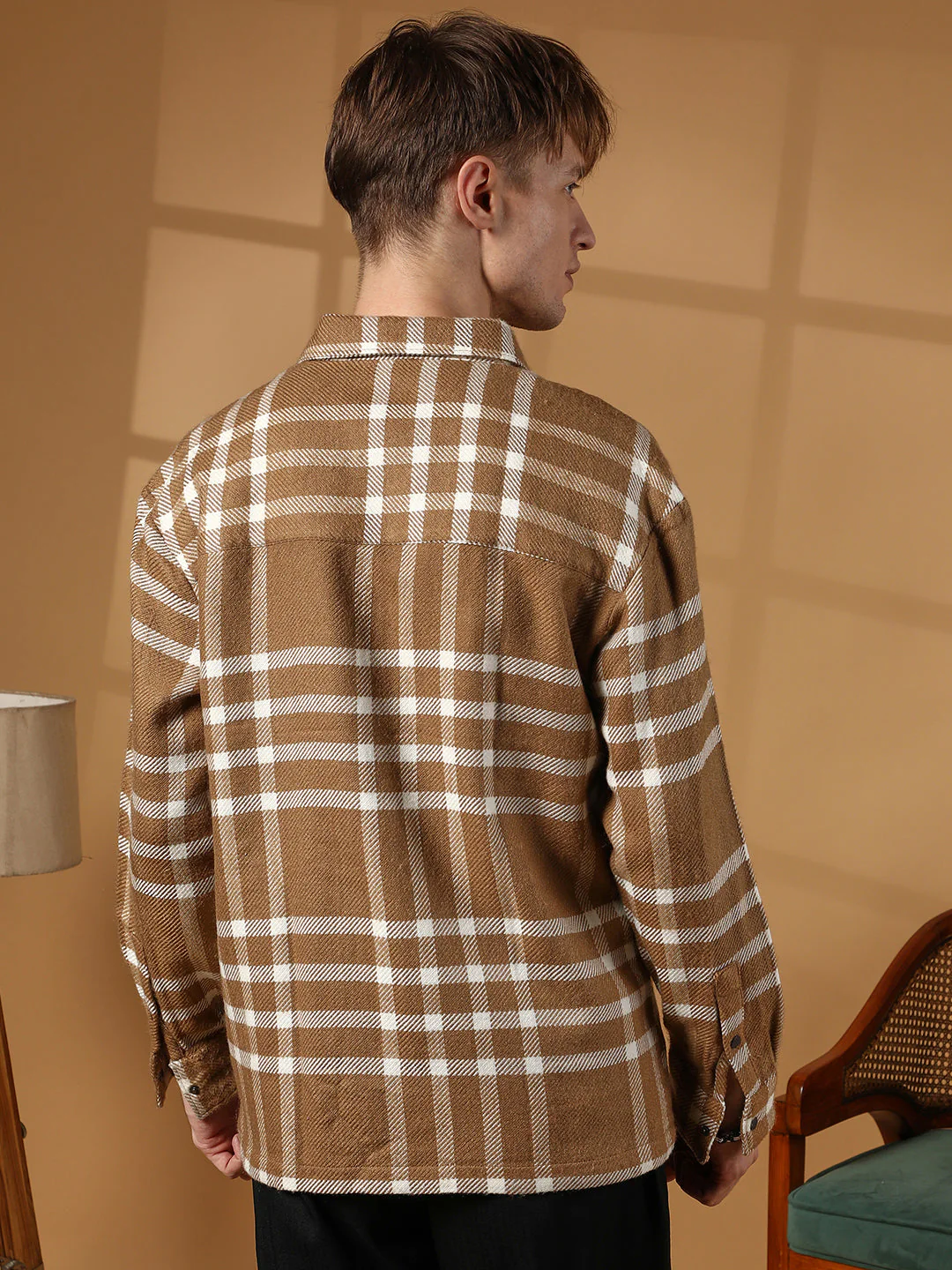 Checkered Utility Overshirt - Image 4