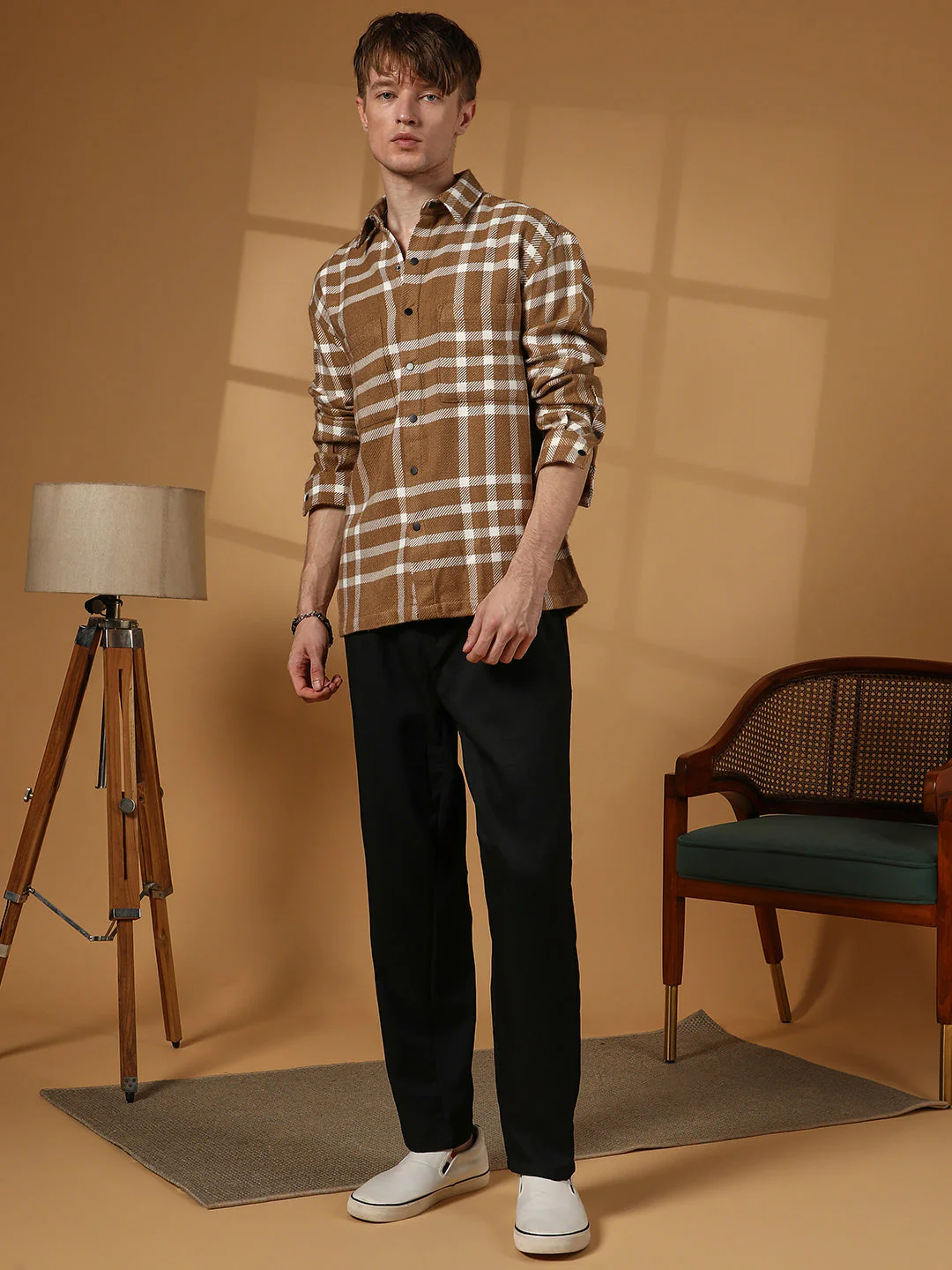 Checkered Utility Overshirt - Image 5