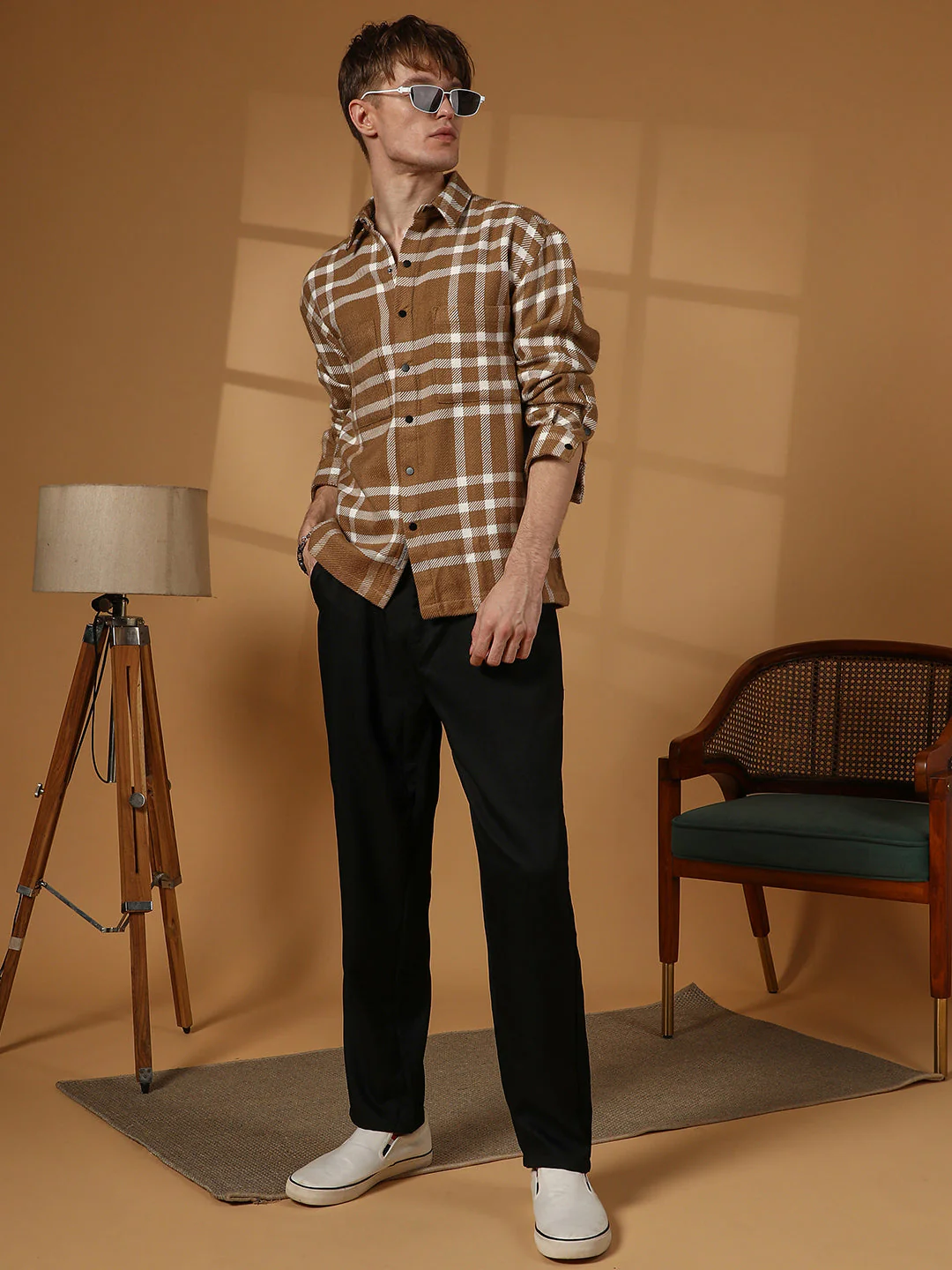 Checkered Utility Overshirt - Image 6
