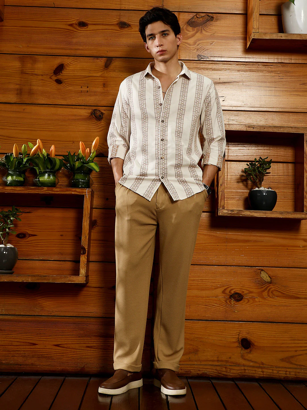 Indie-Stripe Jacquard Shirt - Image 5