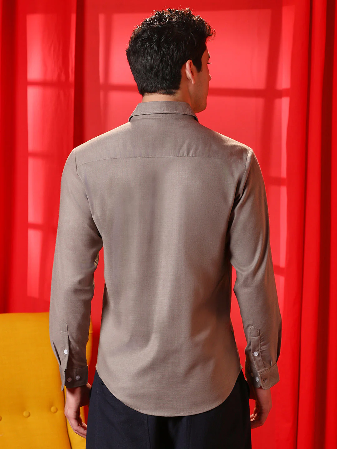 Solid Regular Shirt - Image 4