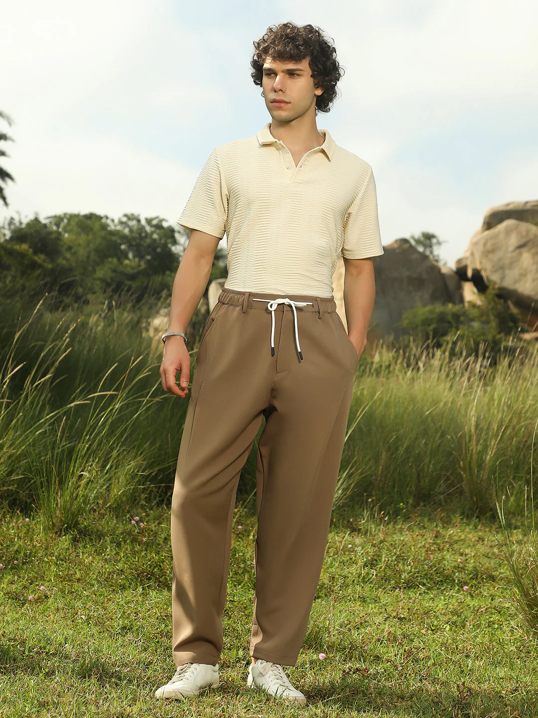 Tapered Tailored Trousers - Image 5