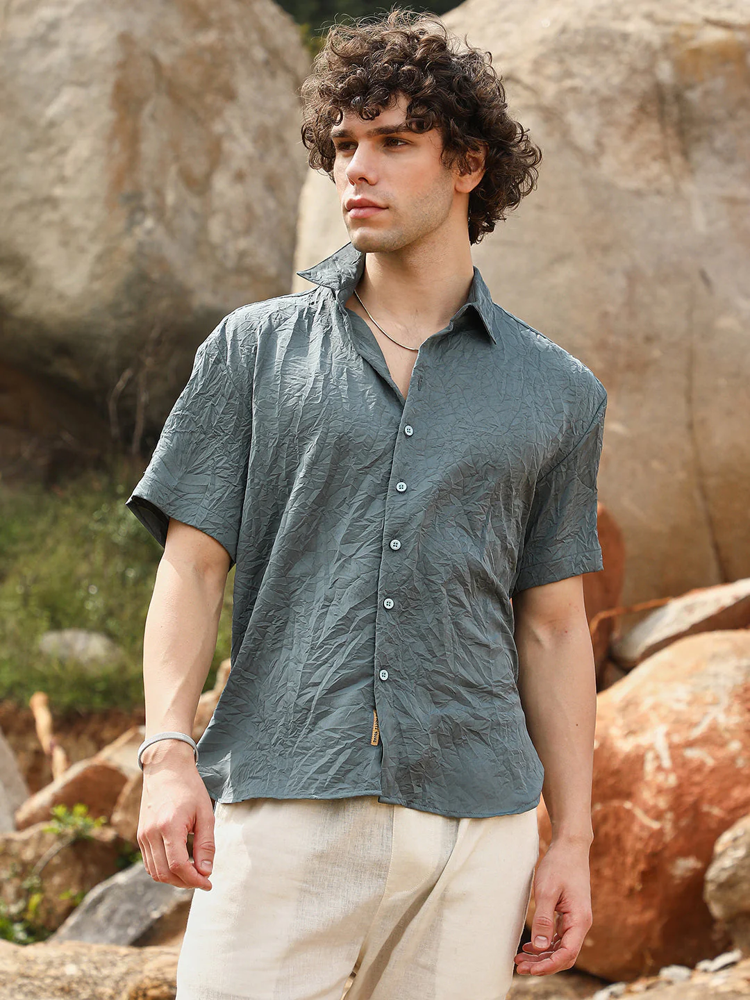 Crumple-Tactile Shirt - Image 2