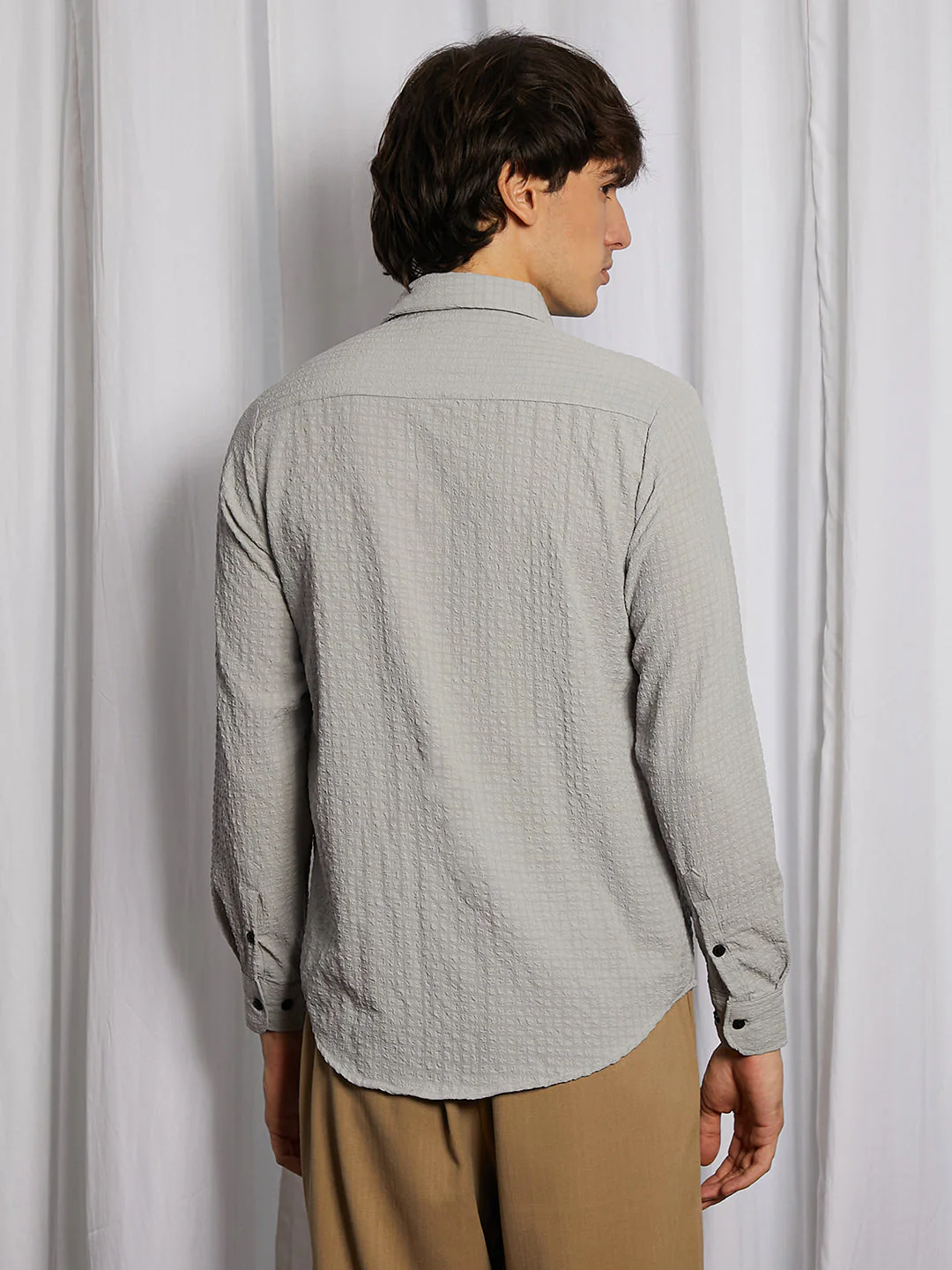 Cubic-Seersucker Shirt - Image 4
