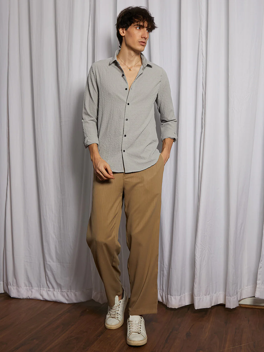 Cubic-Seersucker Shirt - Image 5