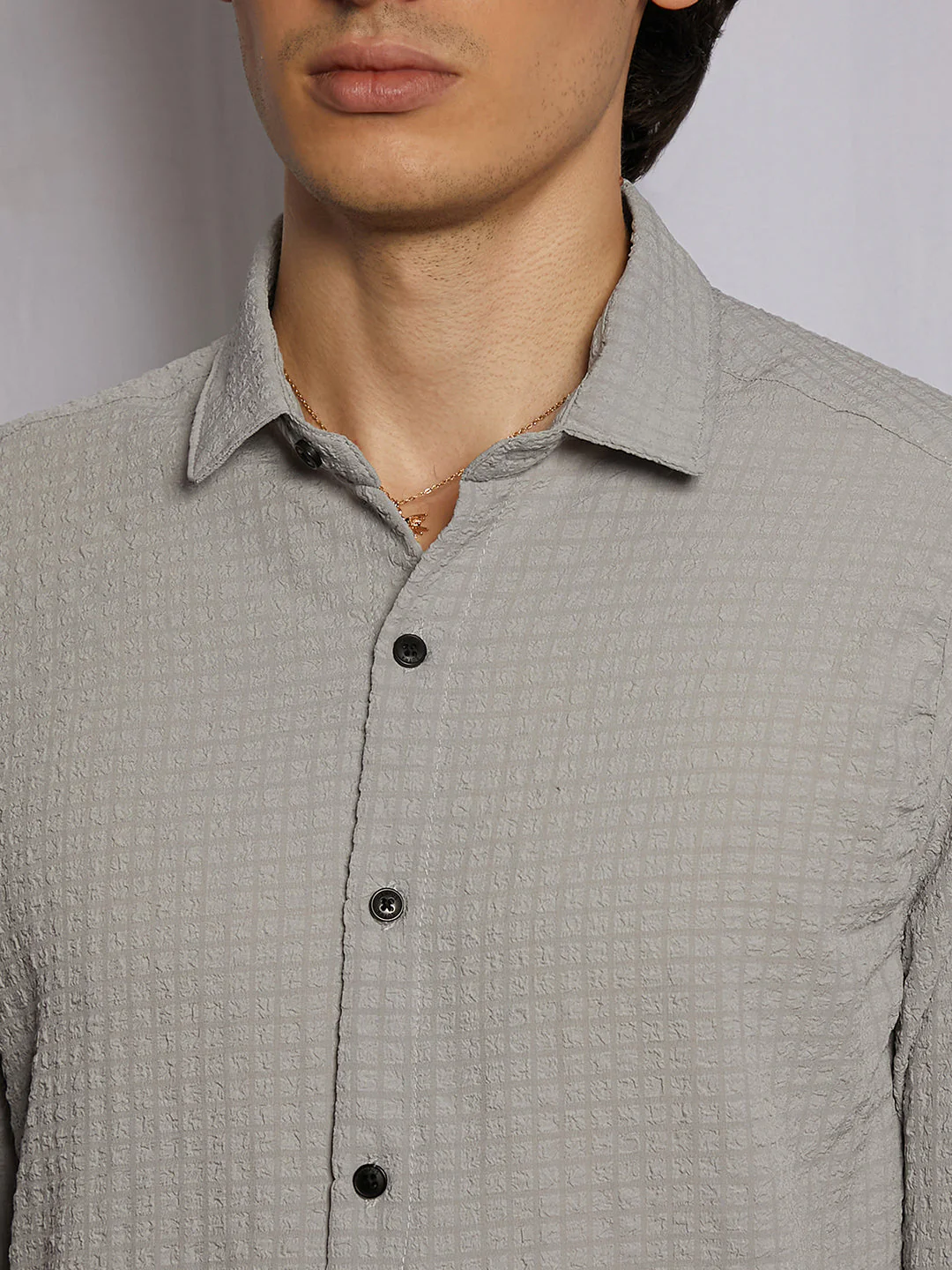 Cubic-Seersucker Shirt - Image 7