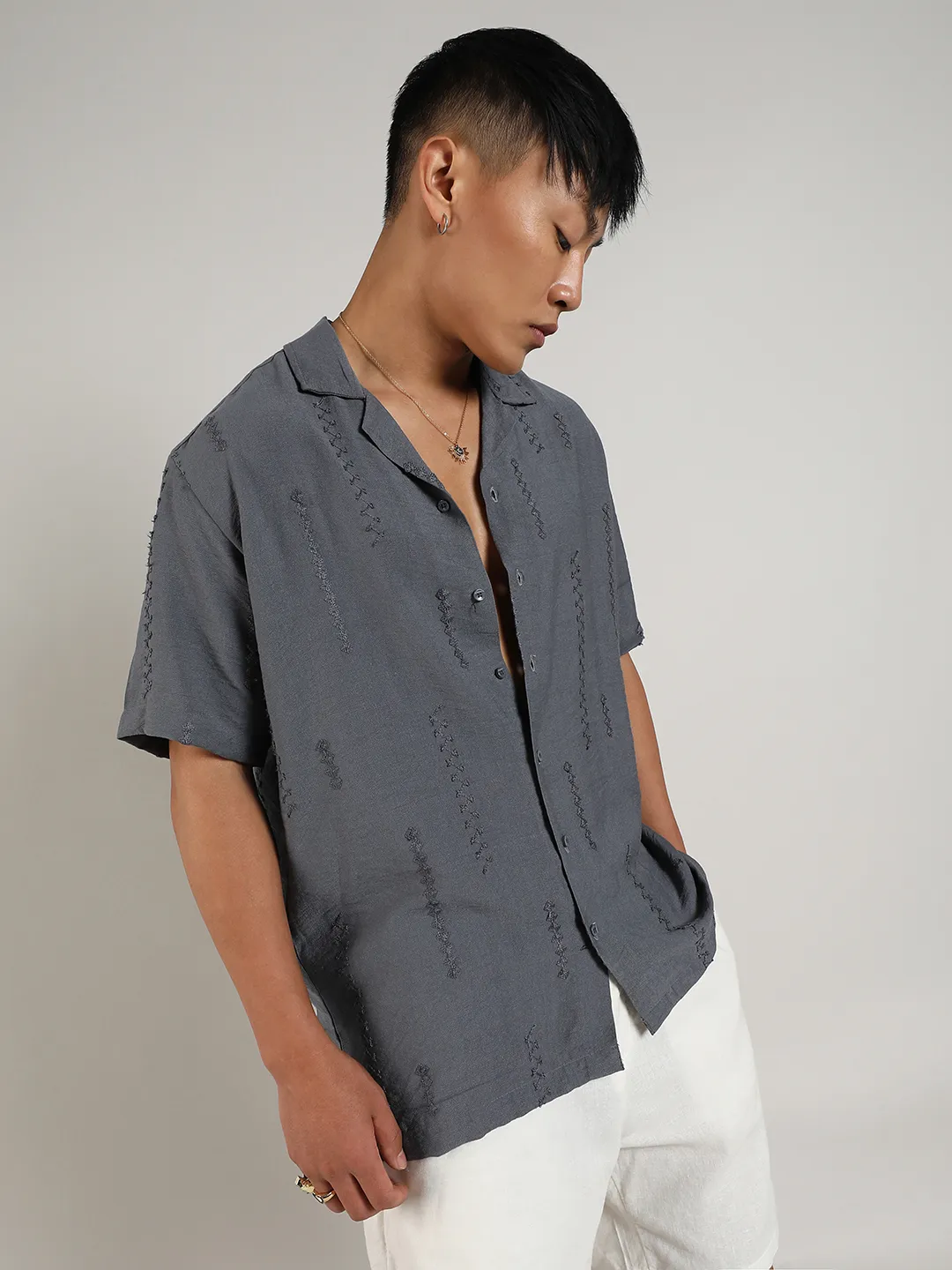 Embroidered Twist Shirt - Image 3