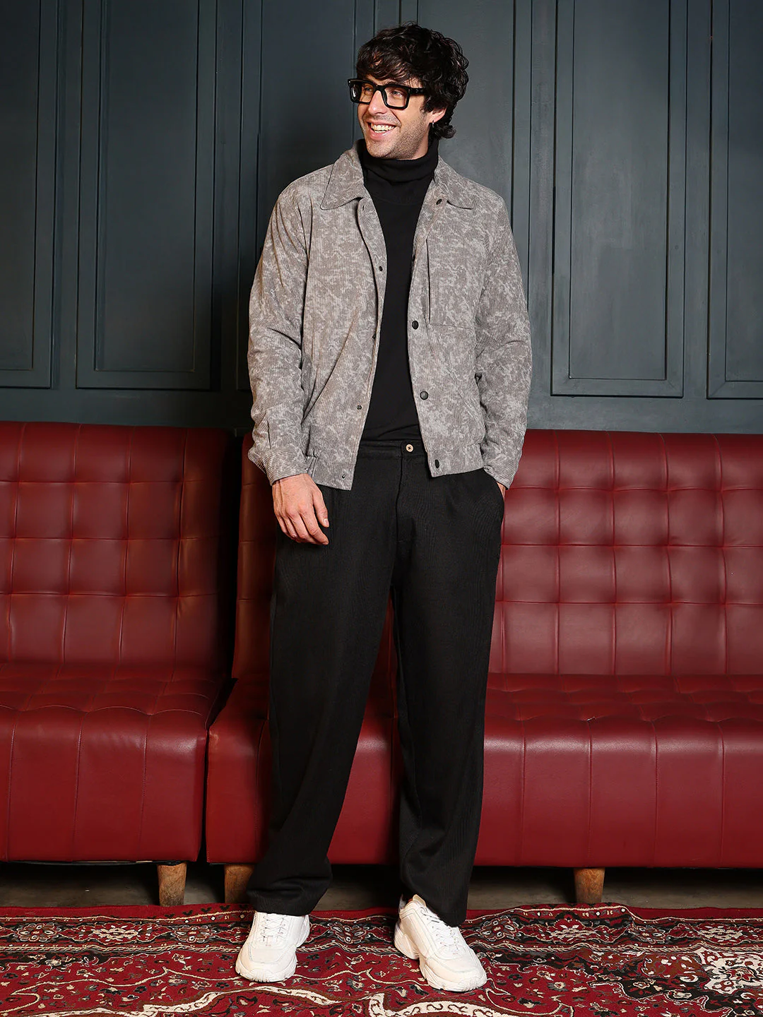Faded-Corduroy Utility Bomber Jacket - Image 6