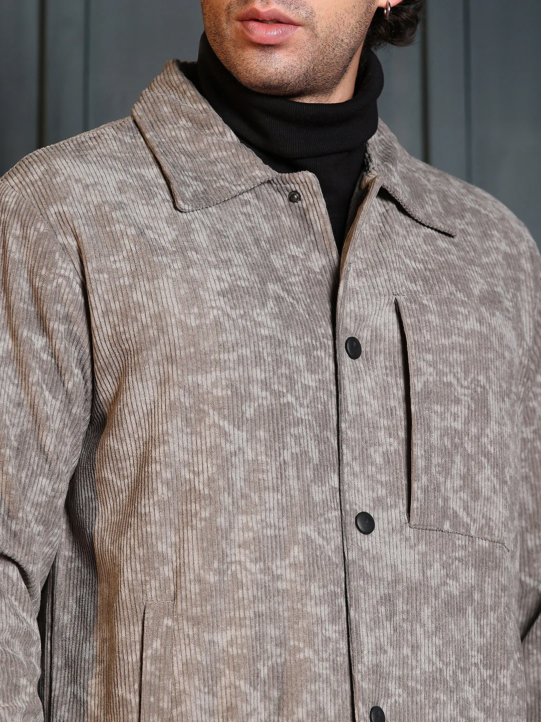 Faded-Corduroy Utility Bomber Jacket - Image 7