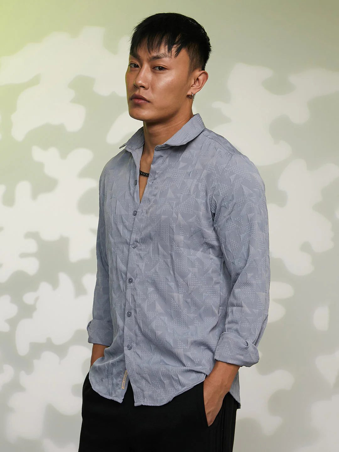 Geometric-Texture Shirt - Image 3