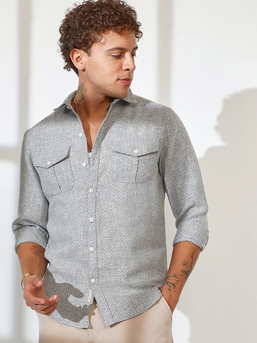 Basket-Weave Shirt