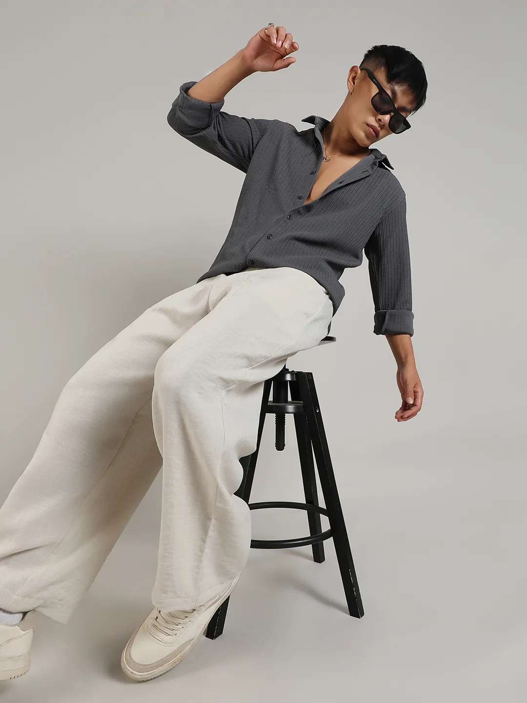 Stripe-Creased Shirt - Image 6