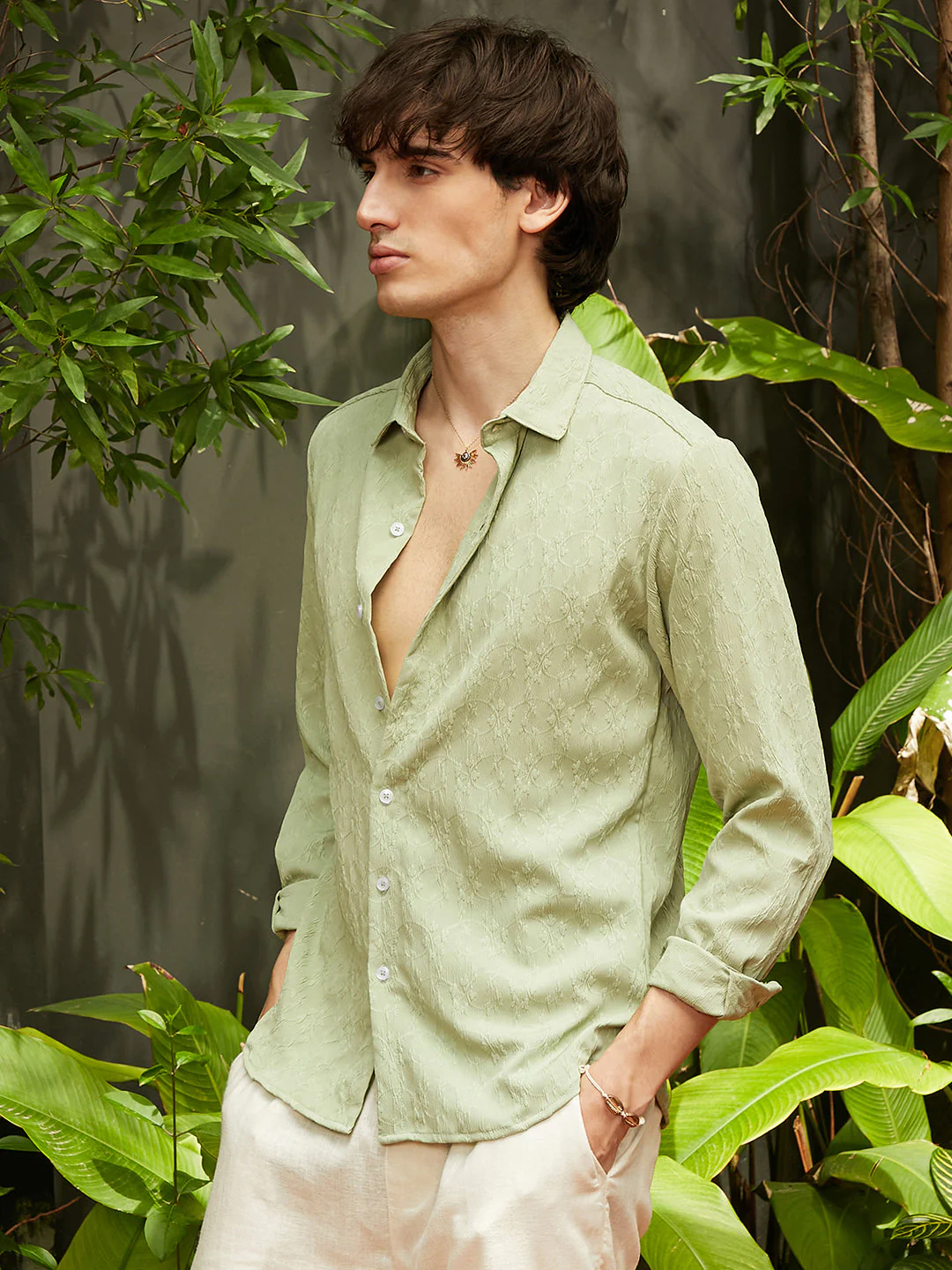 Floral-Textured Shirt - Image 3