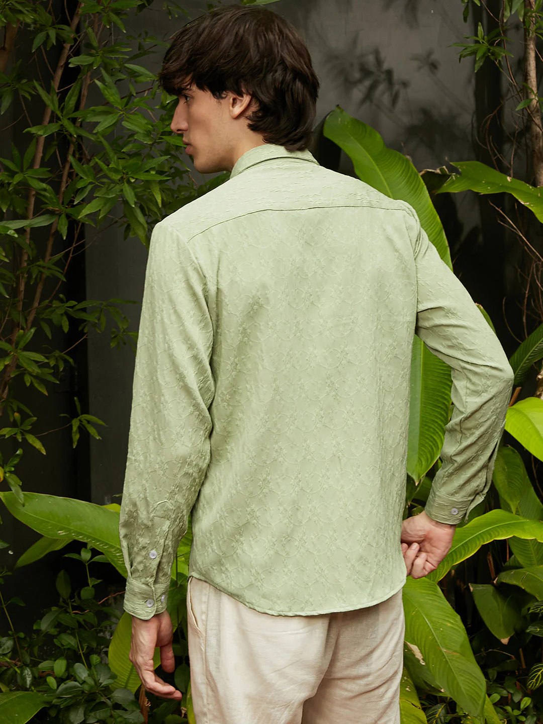 Floral-Textured Shirt - Image 4
