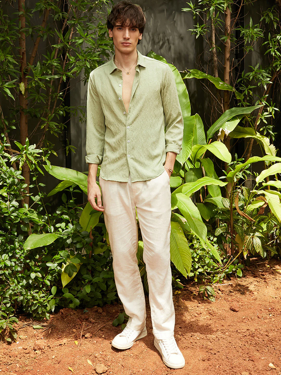 Floral-Textured Shirt - Image 5