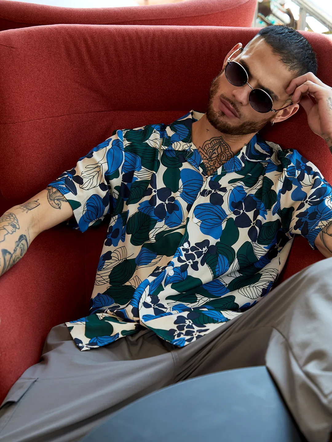 Floral Abstract Shirt - Image 2