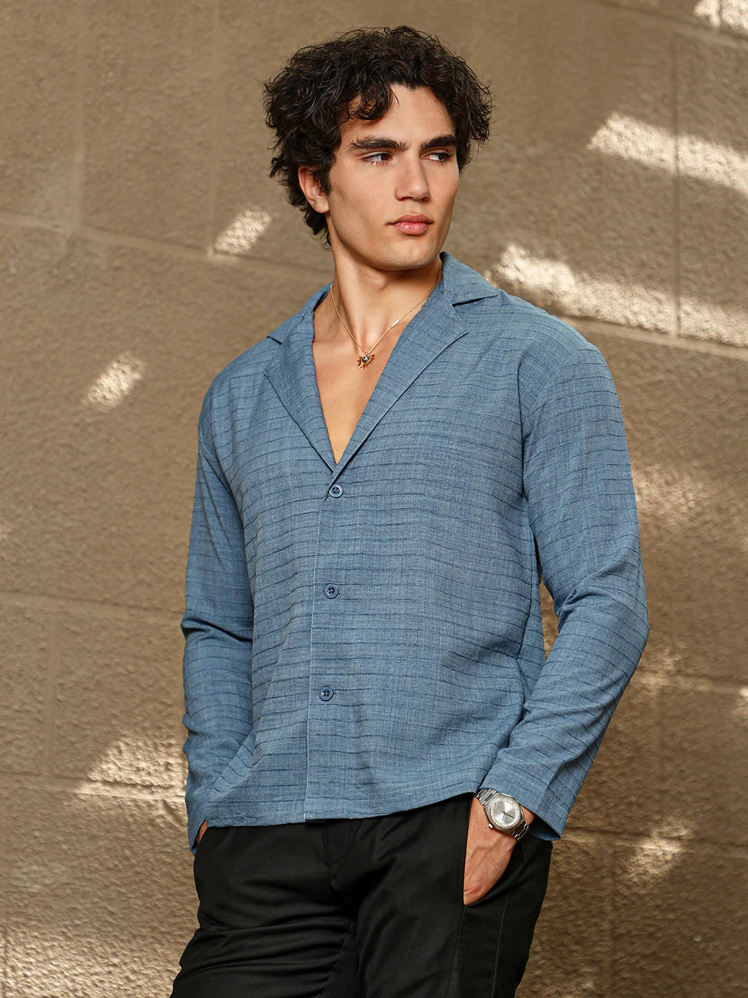Striped Cuban Shirt - Image 3
