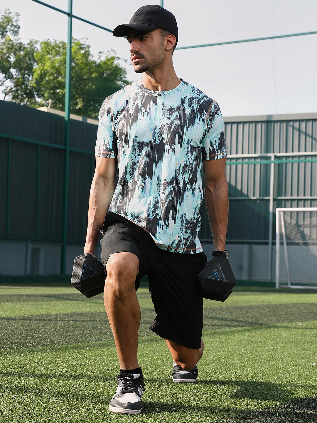 Abstract-Brush Activewear T-Shirt - Image 6