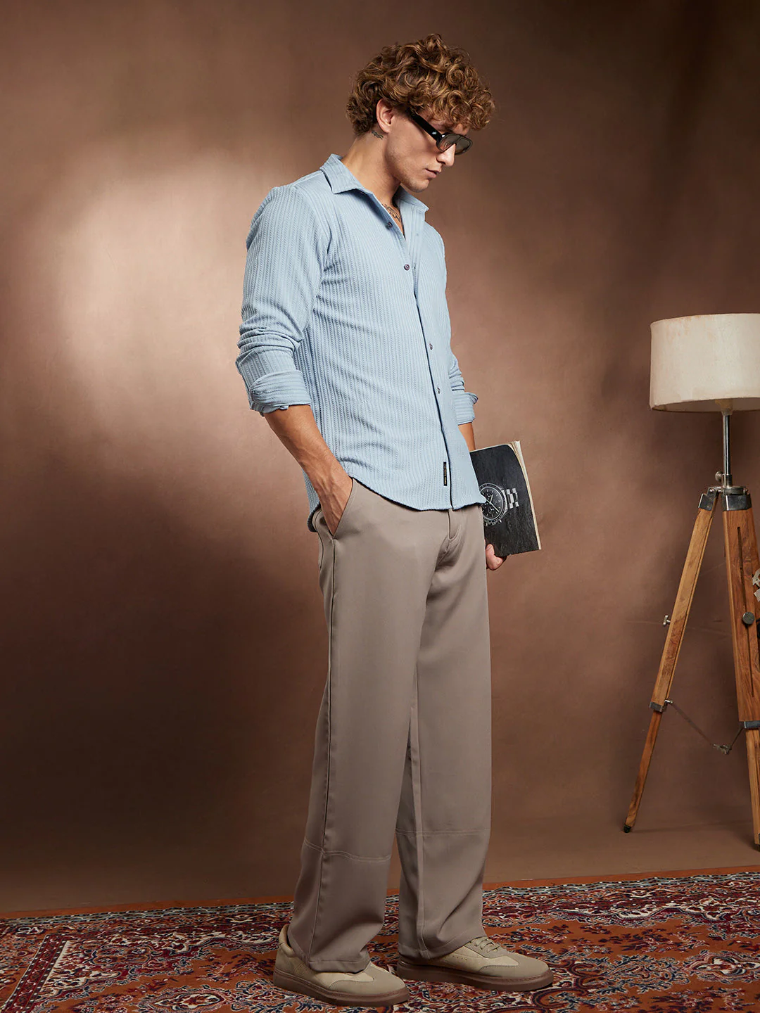 Rope-Striped Tactile Shirt - Image 6
