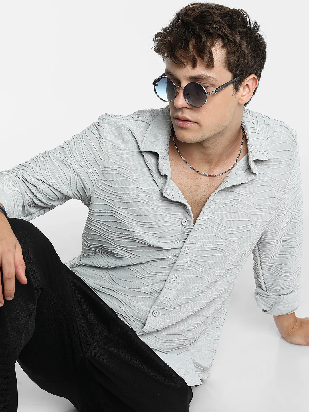 Self-Design Wave Shirt - Image 9